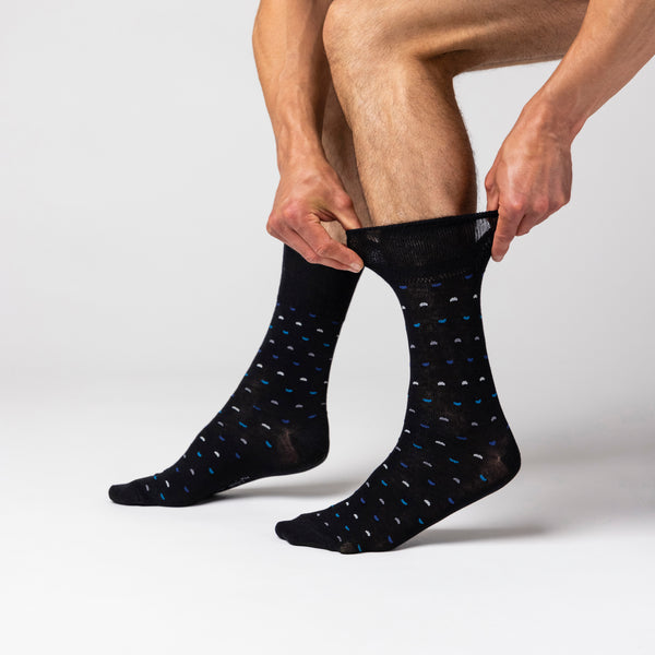 3 paires de chaussettes en coton pour homme - Micro Arc