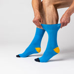 Load image into Gallery viewer, 3 Pairs Men's Colourburst Cotton Socks - Modern Hue
