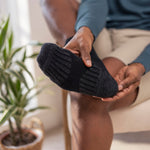 Load image into Gallery viewer, 1 Pair Diabetic Walker Wool Boot Socks Black