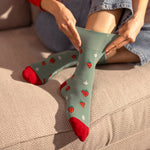 Load image into Gallery viewer, 3 Pairs Ladies Fun Feet Cotton Socks - Fruits