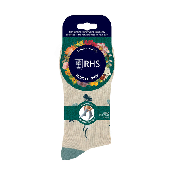3 paires de chaussettes en coton RHS pour femme - Contraste floral