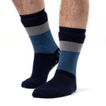 Load image into Gallery viewer, 1 Pair Men's Raynaud's Thermal Slipper Socks - Navy