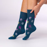 Charger l'image dans la galerie, Lot de 3 paires de chaussettes en coton RHS pour femme - Motif floral