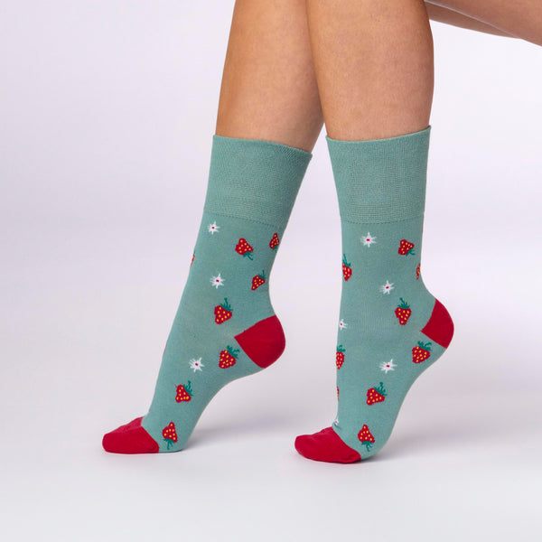 3 Pairs Ladies Fun Feet Cotton Socks - Fruits