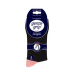 Charger l'image dans la galerie, Lot de 3 paires de chaussettes à talons contrastés Seclude pour femme - Noir