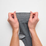 Charger l'image dans la galerie, Lot de 3 paires de chaussettes à talons contrastés Seclude pour femme - Gris