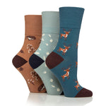 Lade das Bild in den Galerie-Viewer, 3 Pairs Ladies Cotton Socks - Winterlings