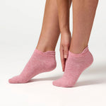 Charger l'image dans la galerie, 6 paires de chaussettes d'entraînement pour diabétiques pour femmes - Noir