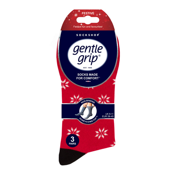 Lot de 3 paires de chaussettes de Noël amusantes pour homme - Icônes festives