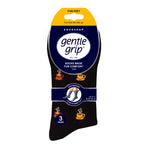 Load image into Gallery viewer, 3 Pairs Men's Fun Feet Cotton Socks - Coffee