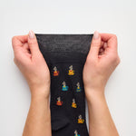 Charger l'image dans la galerie, Lot de 3 paires de chaussettes en coton pour homme - Café