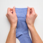 Load image into Gallery viewer, 3 Pairs Men's Bigfoot Cotton Socks - Blue Mix