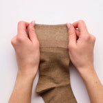 Lade das Bild in den Galerie-Viewer, 3 Paar Herrensocken aus schlichter Baumwolle - Braun Mix