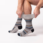 Load image into Gallery viewer, 3 Pairs Men's Cotton Socks - Deco Noir