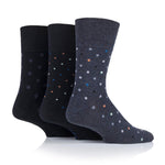 Load image into Gallery viewer, 3 Pairs Men's Cotton Socks - Modern Sphere