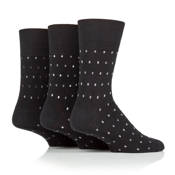 Lot de 3 paires de chaussettes Concerto en coton pour homme - Noir