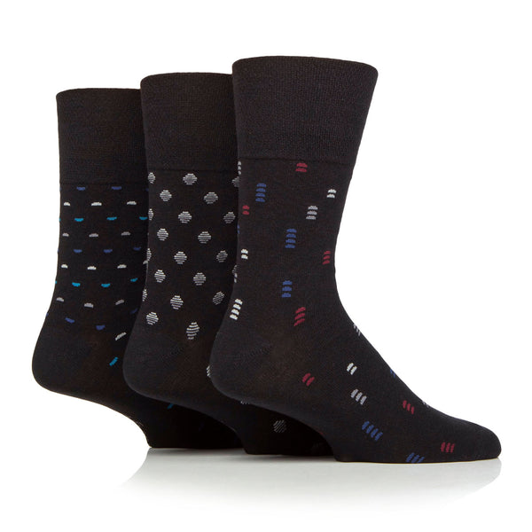 3 paires de chaussettes en coton pour homme - Micro Arc