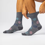 Load image into Gallery viewer, 3 Pairs Men's Cotton Socks - Cosmic Neutral