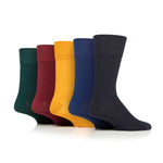 Lade das Bild in den Galerie-Viewer, 5 Pairs Mens Dry Comfort Socks - Debonair