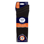 Load image into Gallery viewer, 3 Pairs Gentle Grip Wool Walker Socks - Black