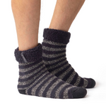 Charger l'image dans la galerie, 1 paire de chaussettes thermiques pour femme - Noir