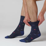 Load and play video in Gallery viewer, 3 Pairs Men's Argyle Cotton Socks - Motif