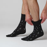 Load and play video in Gallery viewer, 3 Pairs Men's Cotton Socks - Musical Notes