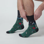Load and play video in Gallery viewer, 3 Pairs Men's Fun Feet Cotton Socks - Under the Stars