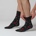 Load and play video in Gallery viewer, 3 Pairs Men's Cotton Socks - Astronomy