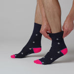 Load and play video in Gallery viewer, 3 Pairs Men's Cotton Socks - Nautical