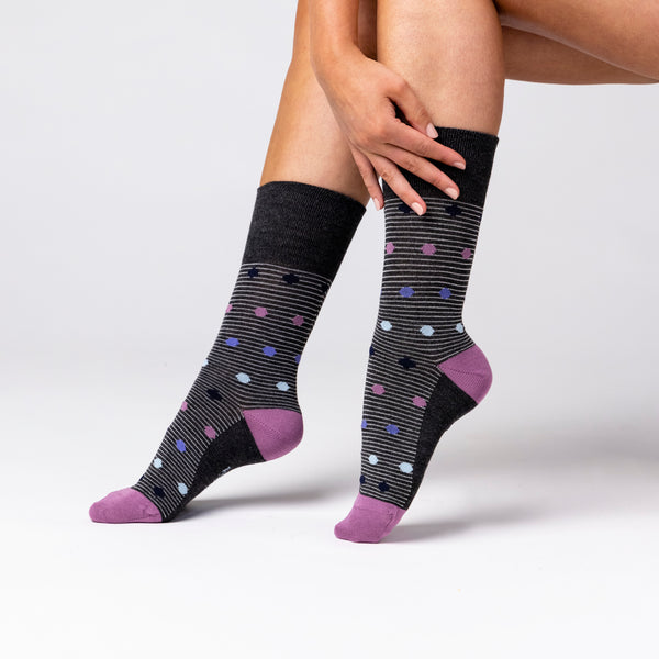 6 Pairs Ladies Bamboo Socks - Orb Horizon