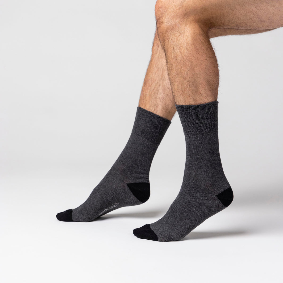 6 Pairs Men's Apex Cotton Socks - Black Mix