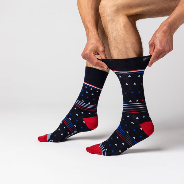 6 Pairs Men's Bamboo Socks - Chilli Pepper