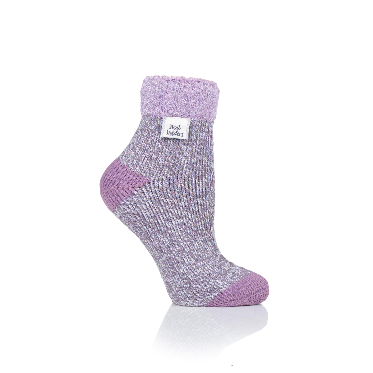 1 paire de chaussettes thermiques pour femme - Noir