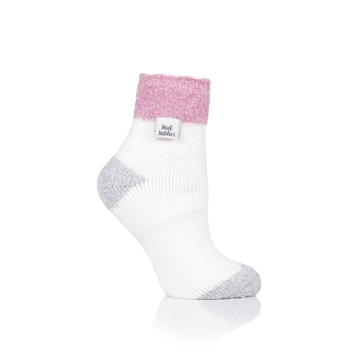 1 paire de chaussettes thermiques pour femme - Noir