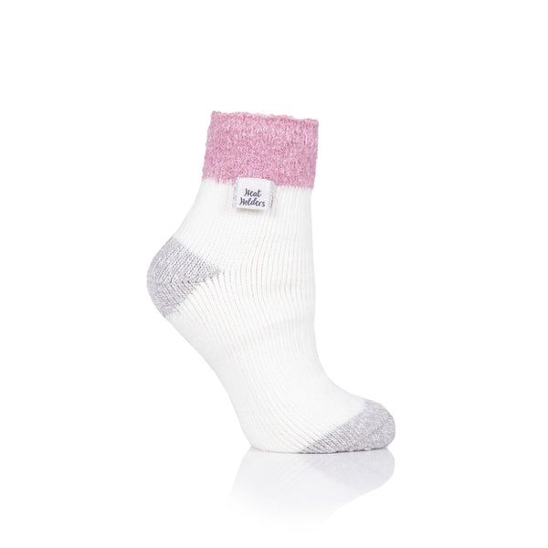 1 paire de chaussettes thermiques pour femme - Noir