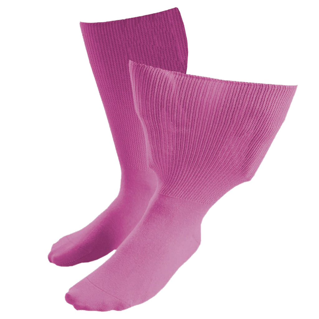 1 Pair IOMI FootNurse Extra Wide Oedema Socks - Pink