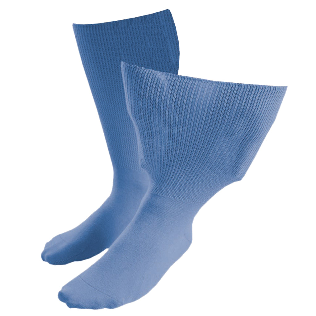 1 Pair IOMI FootNurse Extra Wide Oedema Socks - Blue