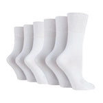 Lade das Bild in den Galerie-Viewer, 6 Paar Diabetikersocken für Damen - Weiß
