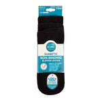 Load image into Gallery viewer, 3 Pairs IOMI FootNurse Diabetic Slipper Socks - Black

