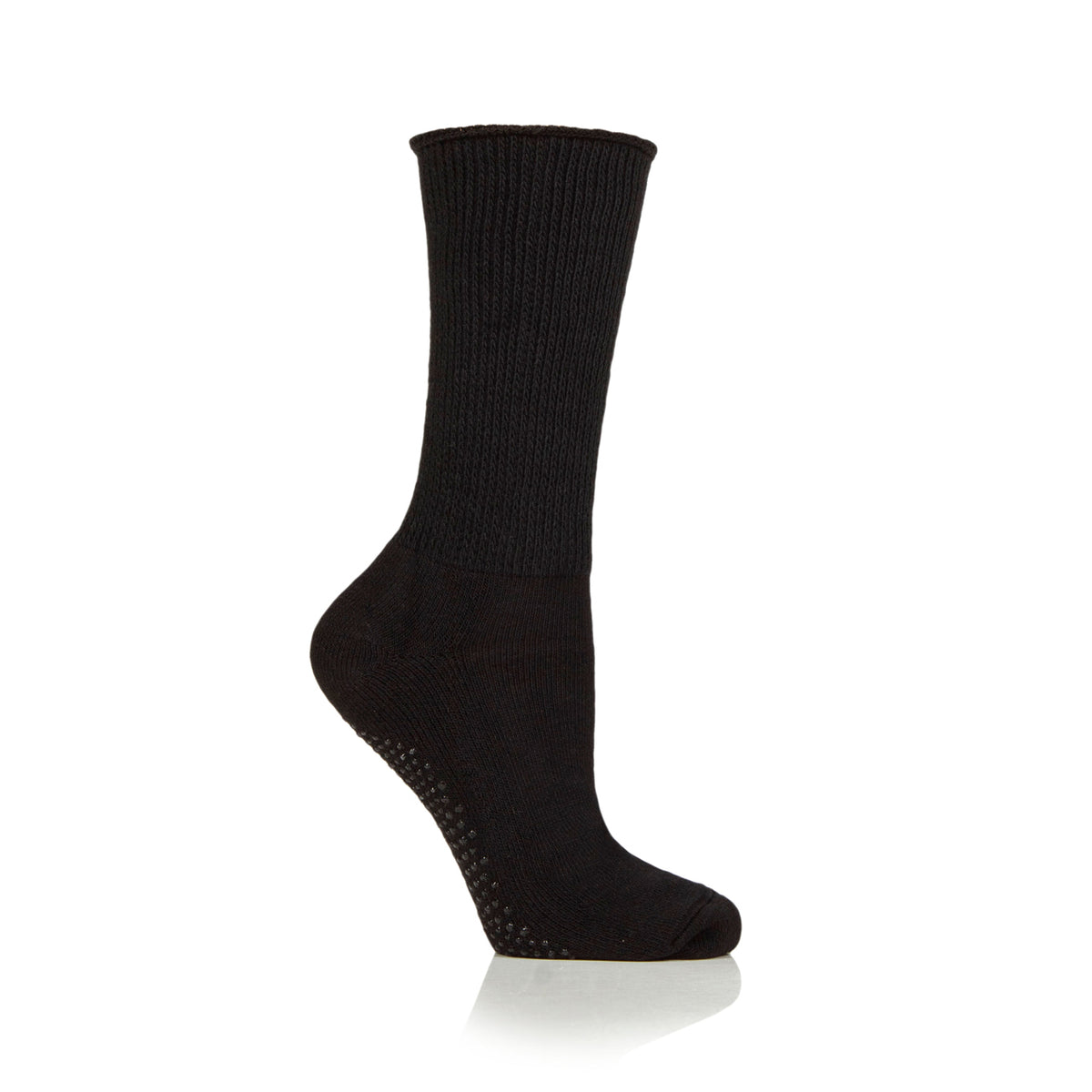 3 Pairs Diabetic Slipper Socks - Black