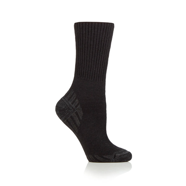 1 Pair Diabetic Walker Wool Boot Socks Black
