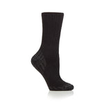 Load image into Gallery viewer, 1 Pair IOMI FootNurse Diabetic Walker Wool Boot Socks Black
