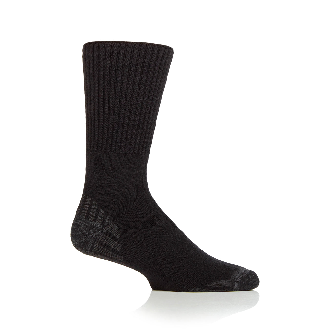 1 Pair IOMI FootNurse Diabetic Walker Wool Boot Socks Black
