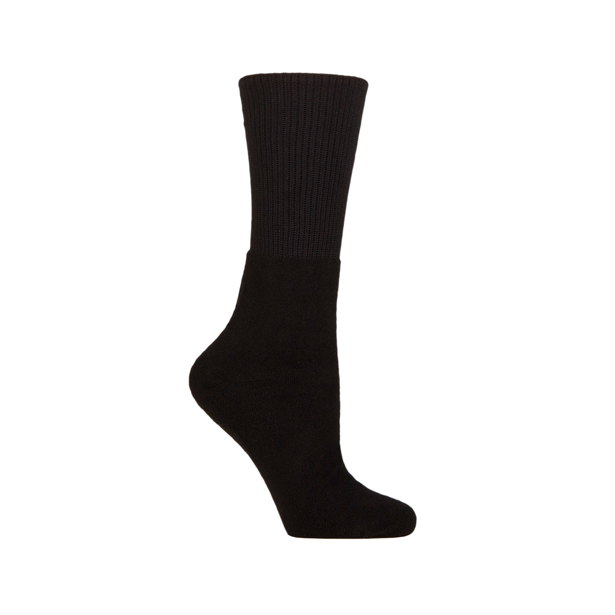 1 Pair Upside Down Inside Out Socks Black