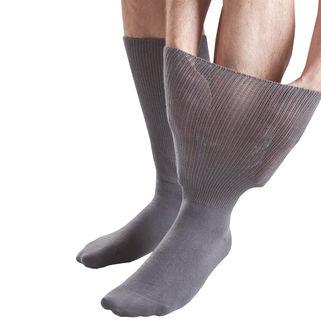 1 Pair IOMI FootNurse Extra Wide Oedema Socks - Grey