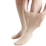 Load image into Gallery viewer, 1 Pair IOMI FootNurse Extra Wide Oedema Socks Beige
