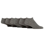 Load image into Gallery viewer, 6 Pairs Men&#39;s Diabetic Trainer Socks - Grey
