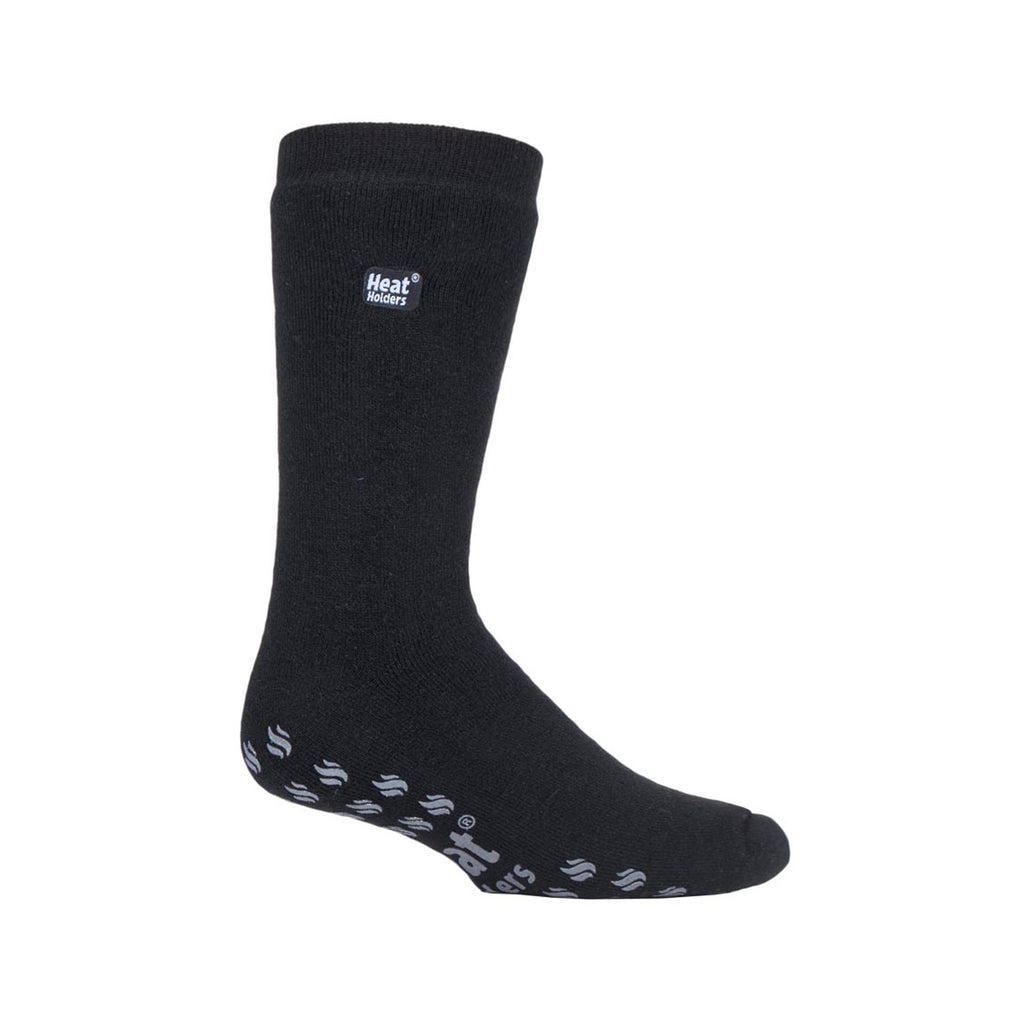 1 Pair Men's IOMI FootNurse Dual Layer Raynaud's Thermal Slipper Socks - Black