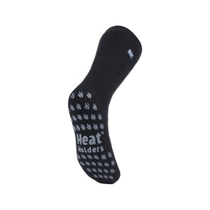 1 Pair Men's IOMI FootNurse Dual Layer Raynaud's Thermal Slipper Socks - Black